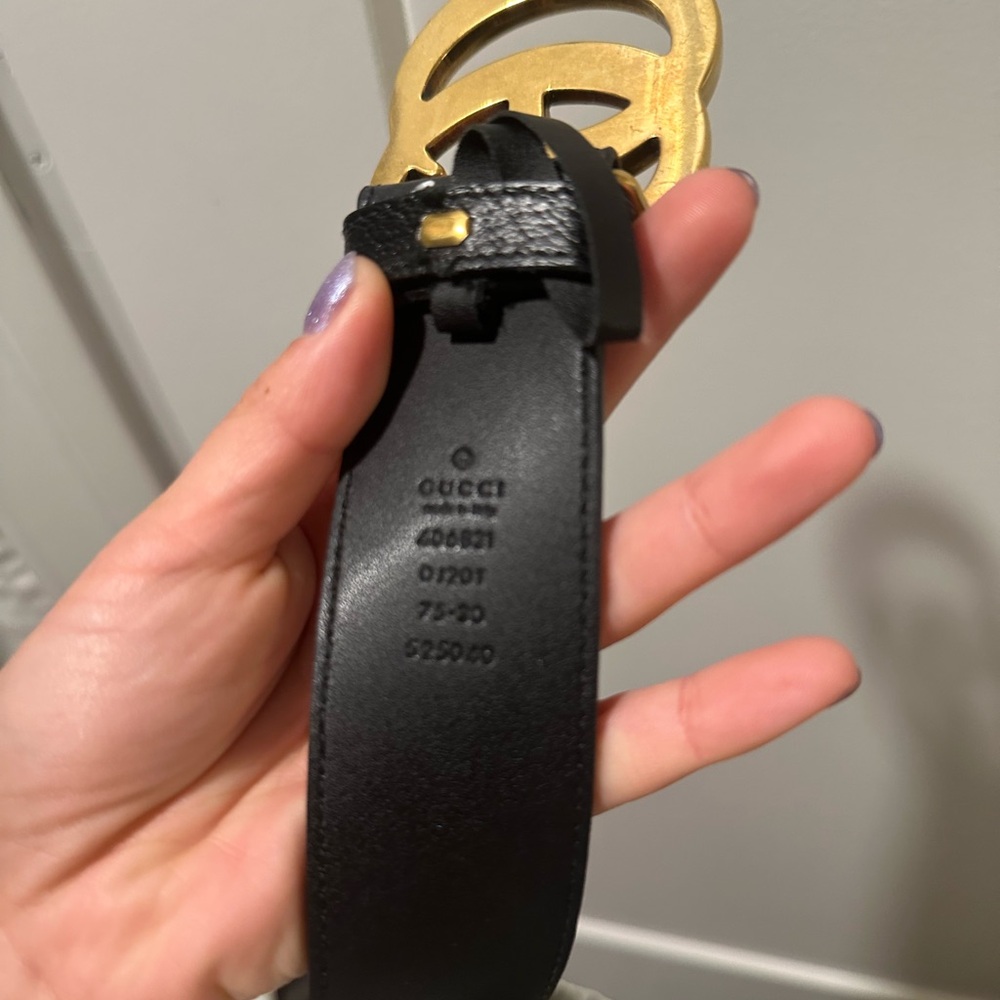 Black Gucci Belt